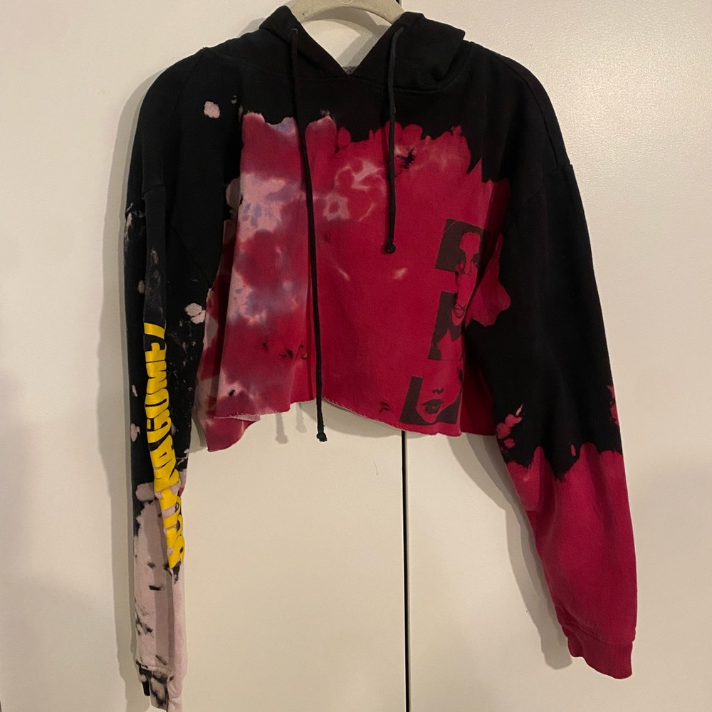 Selena Gomez Crop Top Hoodie